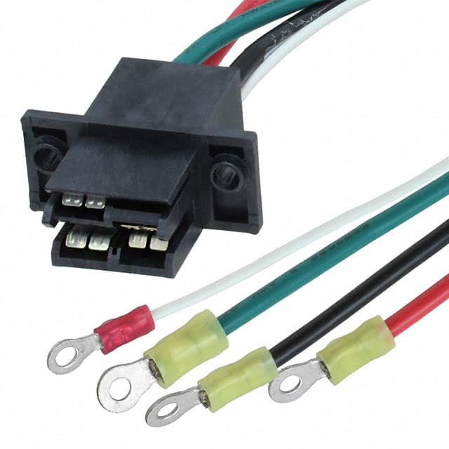 2323857-1 CABLE PWR CONT-SCREW 4WIRE 9.45"