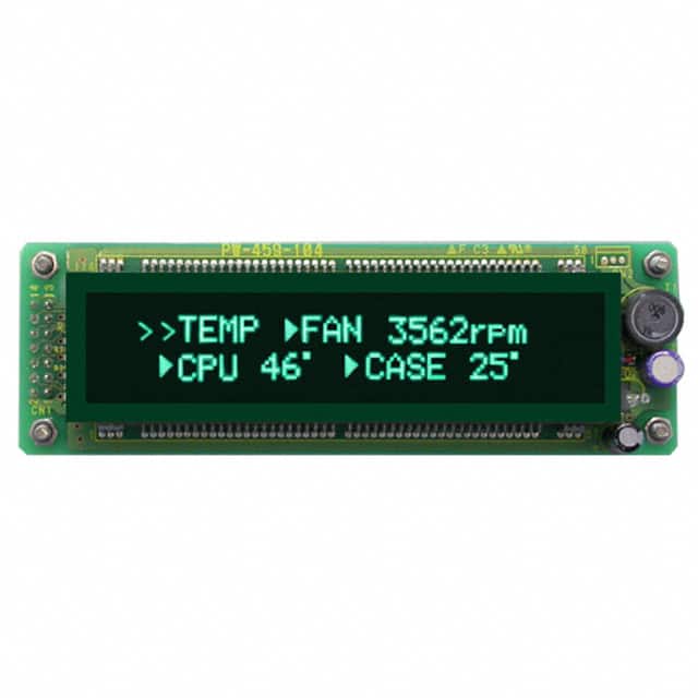GRN202 LCD ACCY VFD FILTER 20X2 GREEN