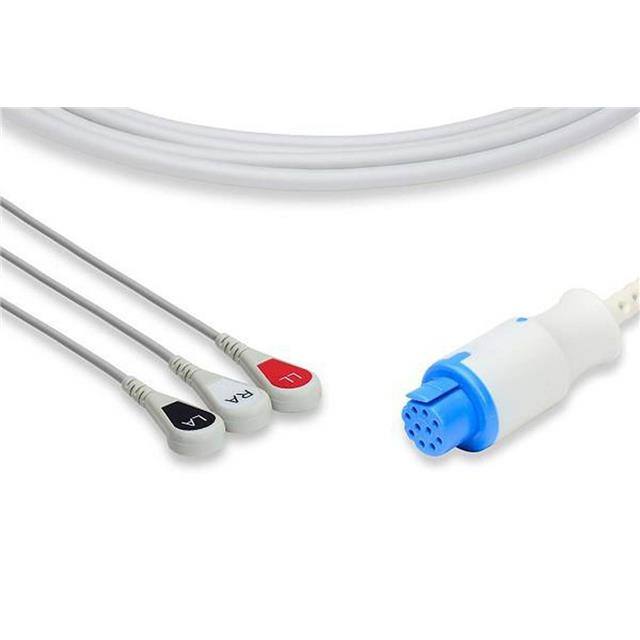 DIASCOPE 1 DIRECT-CONNECT ECG CABLES SNAP Replacement for Artema S&w Diasc