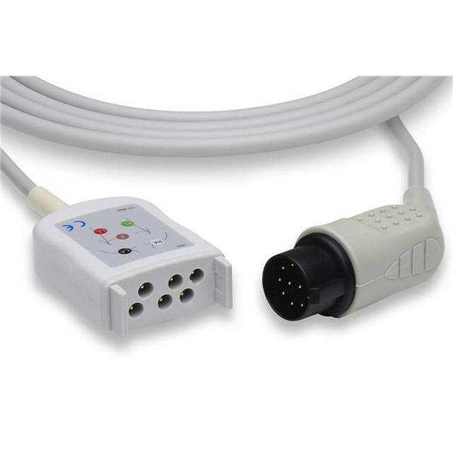 OEC-8108A ECG TRUNK CABLES DIN-STYLE CONNECTOR Replacement for Nihon Kohden OEC