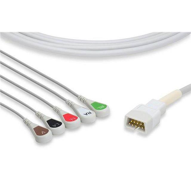 MP 500 DIRECT-CONNECT ECG CABLES SNAP Replacement for Mek Mp 500 Direc