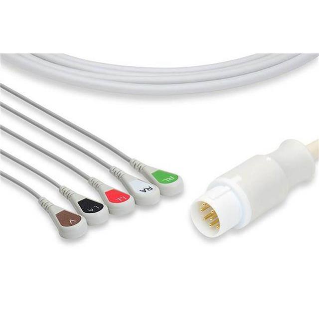 2200 DIRECT-CONNECT ECG CABLES SNAP Replacement for Mennen Medical 2