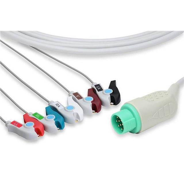 WAVELINE DIRECT-CONNECT ECG CABLES PINCH/GRABBER Replacement for Dre Waveline Dir