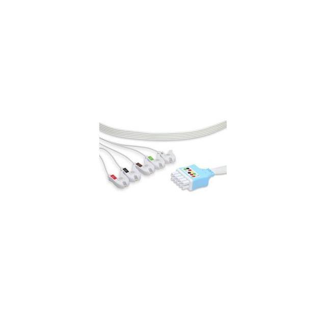 2052104-006 DISPOSABLE ECG LEADWIRES Replacement for Marquette 205210