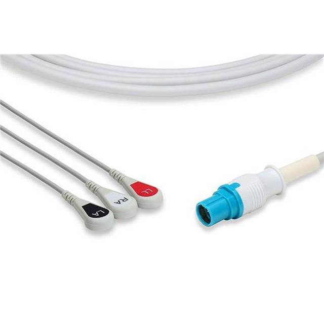 SC 7000 DIRECT-CONNECT ECG CABLES SNAP Replacement for Draeger Sc 7000