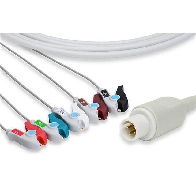CS615 DIRECT-CONNECT ECG CABLES PINCH/GRABBER Replacement for Burdick CS615 Di