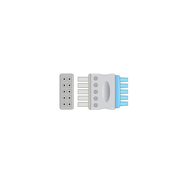 NLMQ5251-S ECG LEADWIRES Replacement for Pacific Medical