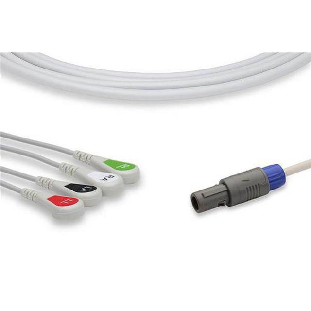 KMA160R DIRECT-CONNECT ECG CABLES SNAP Replacement for Petas KMA160R Di