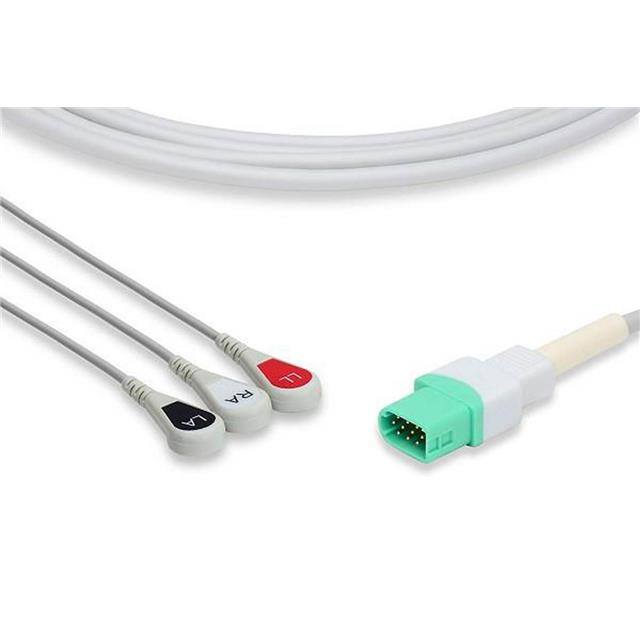 V21 DIRECT-CONNECT ECG CABLES SNAP Replacement for Datascope V21 Di