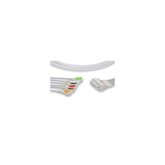 LDW-06AD-51AM-0100 ECG TELEMETRY LEADWIRES Replacement for Curbell LDW-06AD