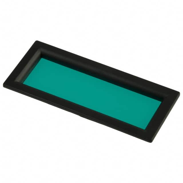 6302060 LED DISPLAY BEZEL BLK W/GRN LENS