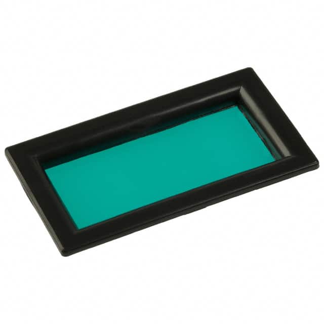 6301060 LED DISPLAY BEZEL BLK W/GRN LENS