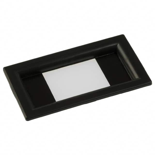 6301020 LCD DISPLAY BEZEL BLK W/CLR LENS