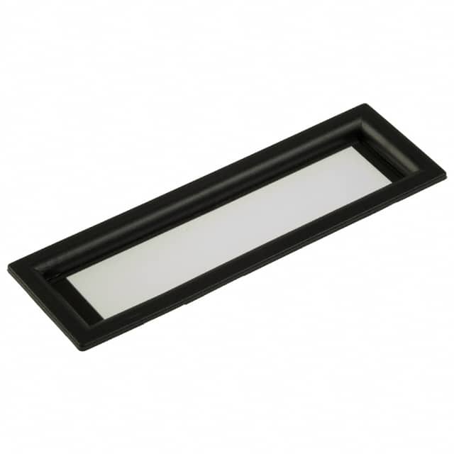 6303010 LCD DISPLAY BEZEL BLK W/CLR LENS