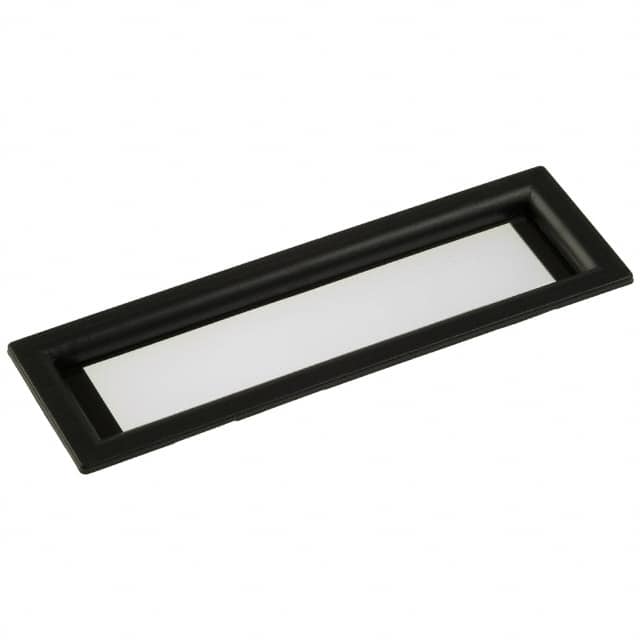 6303020 LCD DISPLAY BEZEL BLK W/CLR LENS