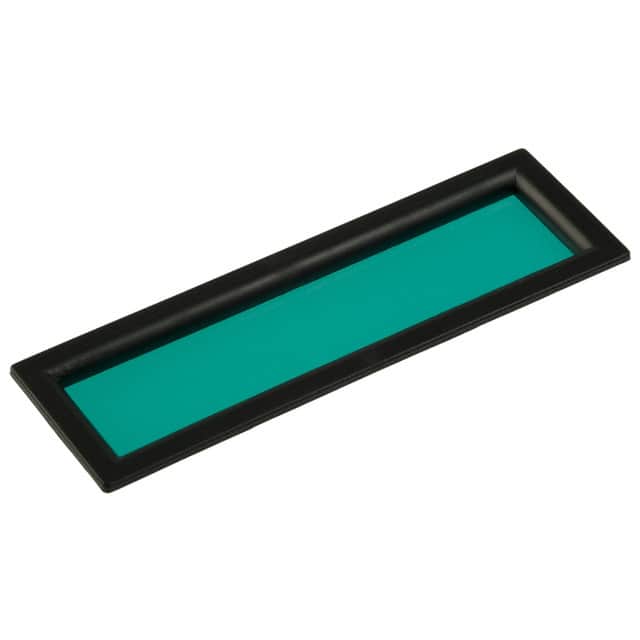 6303060 LED DISPLAY BEZEL BLK W/GRN LENS