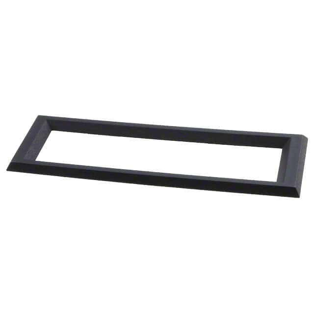 EA 017-7UKE LCD DISPLAY BEZEL BLK W/CLR LENS