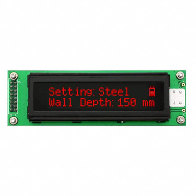 LK202-25-R-E LCD MOD 40DIG 20X2 TRANSMISV RED