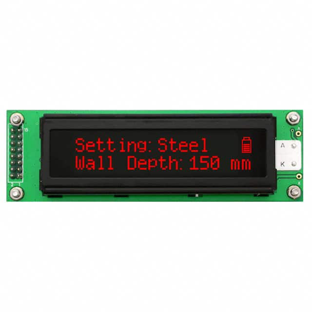 LK202-25-USB-R LCD MOD 40DIG 20X2 TRANSMISV RED