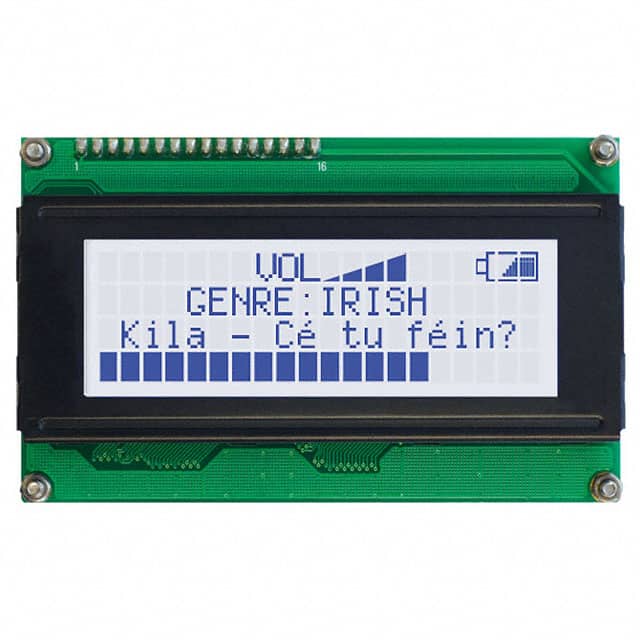 LK204-25-GW-V LCD MOD 80DIG 20X4 TRANSMISV WHT