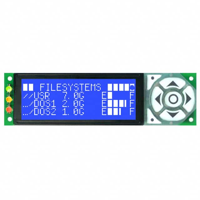 LK204-7T-1U-WB-LV LCD MOD 80DIG 20X4 TRANSMIS BLUE
