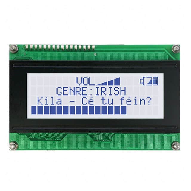 LK204-25-422-GW-E LCD MOD 80DIG 20X4 TRANSMISV WHT