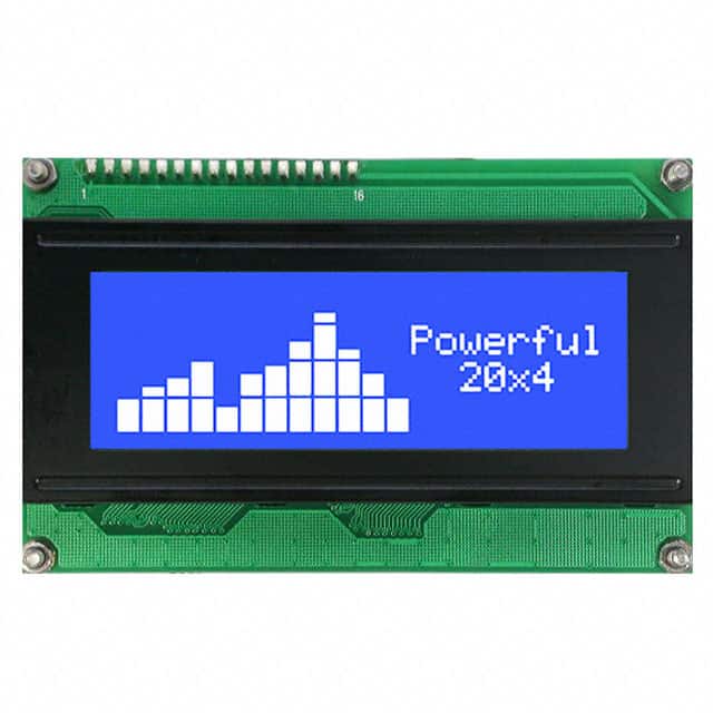 LK204-25-WB-E LCD MOD 80DIG 20X4 TRANSMIS BLUE