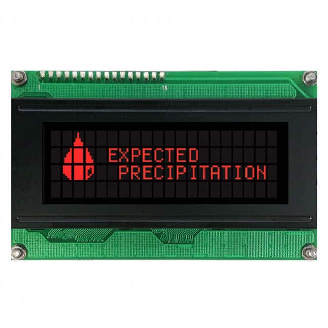 LK204-25-R-E LCD MOD 80DIG 20X4 TRANSMISV RED