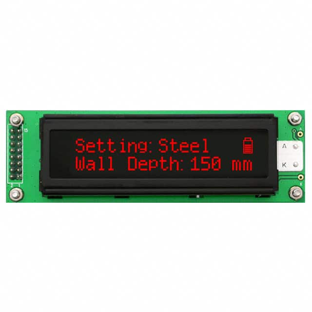 LK202-25-USB-R-E LCD MOD 40DIG 20X2 TRANSMISV RED