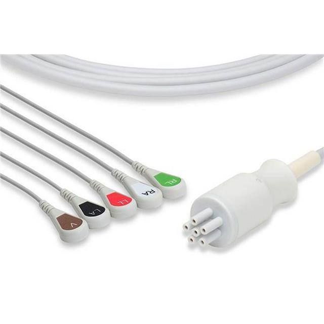 BP-88S DIRECT-CONNECT ECG CABLES SNAP Replacement for Colin Medical In