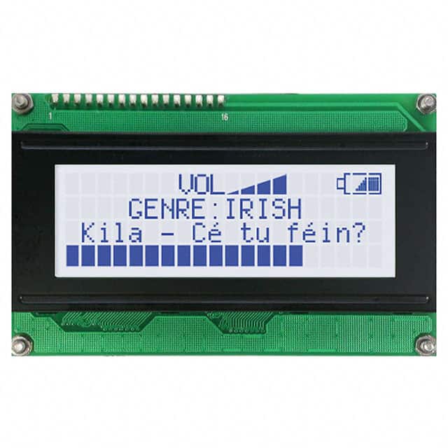 LK204-25-USB-GW LCD MOD 80DIG 20X4 TRANSMISV WHT