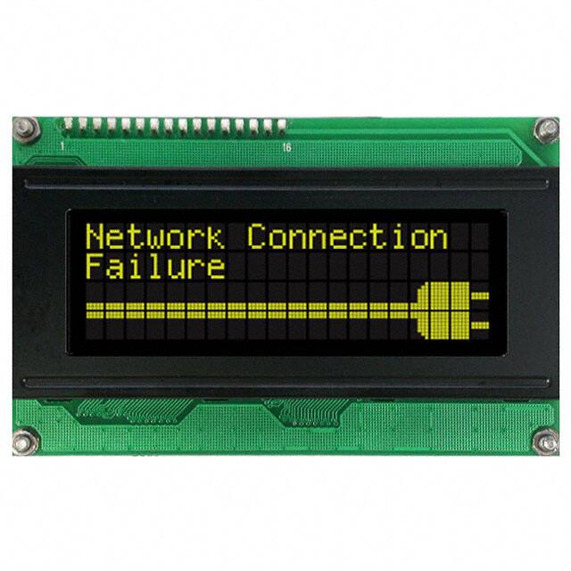 LK204-25-USB-IY LCD MOD 80DIG 20X4 TRANS YLW/GRN