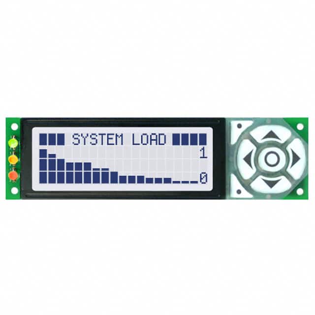 LK204-7T-1U-GW-E LCD MOD 80DIG 20X4 TRANSMISV WHT