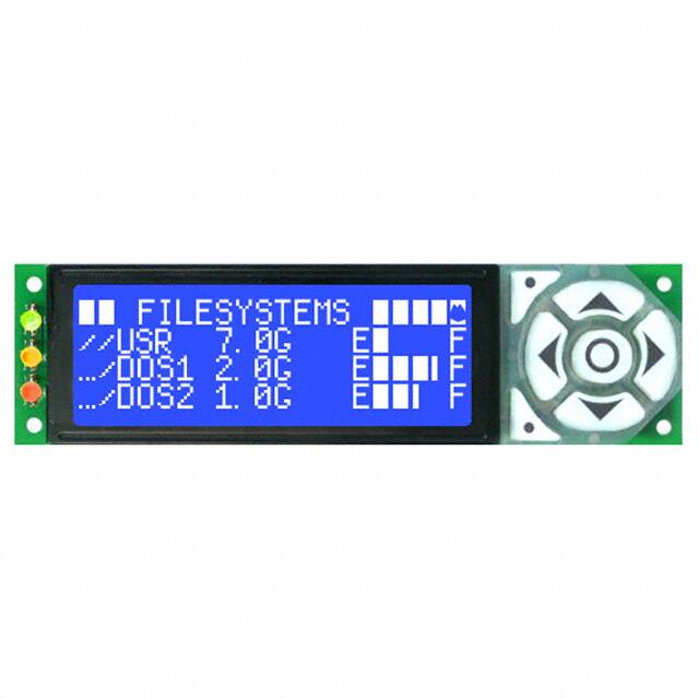 LK204-7T-1U-USB-WB-E LCD MOD 80DIG 20X4 TRANSMIS BLUE