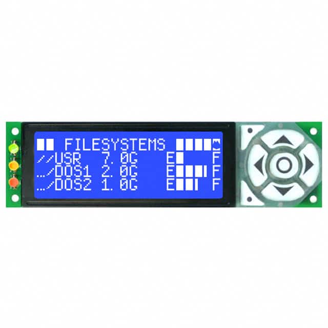LK204-7T-1U-WB-E LCD MOD 80DIG 20X4 TRANSMIS BLUE