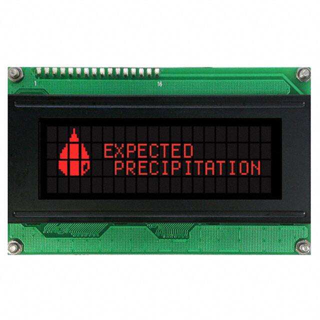 LK204-25-R-VPT LCD MOD 80DIG 20X4 TRANSMISV RED