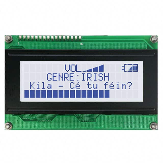 LK204-25-USB-GW-E LCD MOD 80DIG 20X4 TRANSMISV WHT