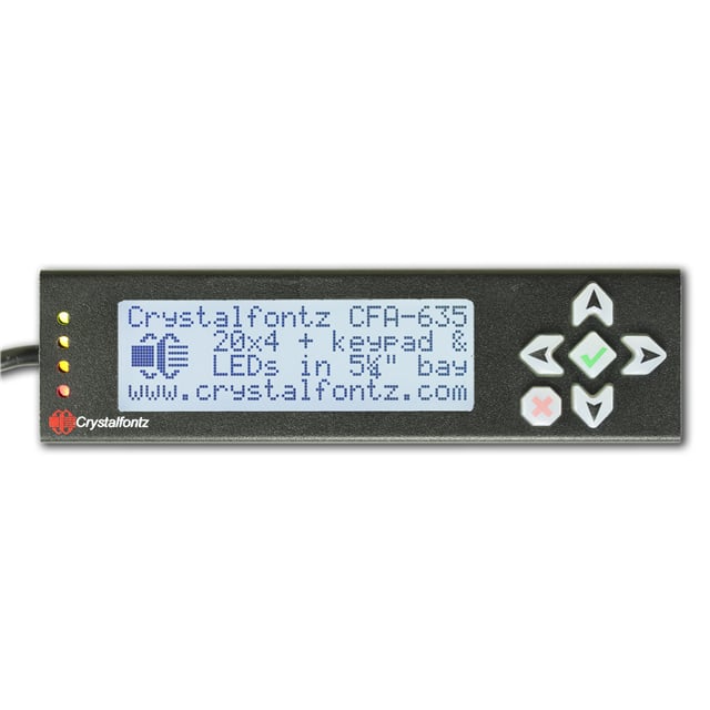 XES635BK-TFK-KU 20X4 USB DISPLAY W/ CASE