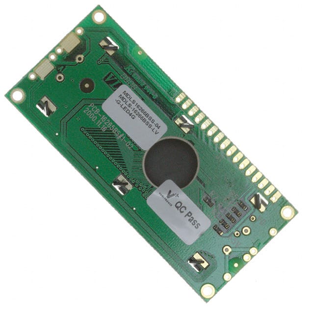 MDLS-16265B-SS-LV-G-LED04G LCD MOD 32DIG 16X2 TRANSFLCT GRN