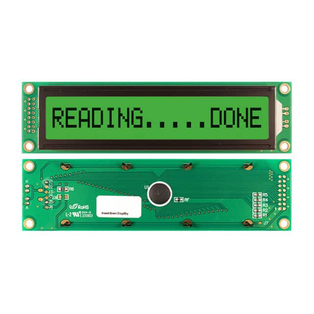 NHD-0116GZ-FSPG-FBW LCD MOD 16DIG 16X1 TRANSFLCT GRN
