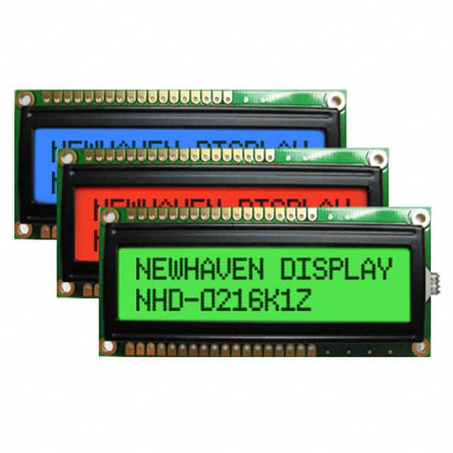 NHD-0216K1Z-FS(RGB)-FBW LCD MOD 32DIG 16X2 TRANSFL R/G/B