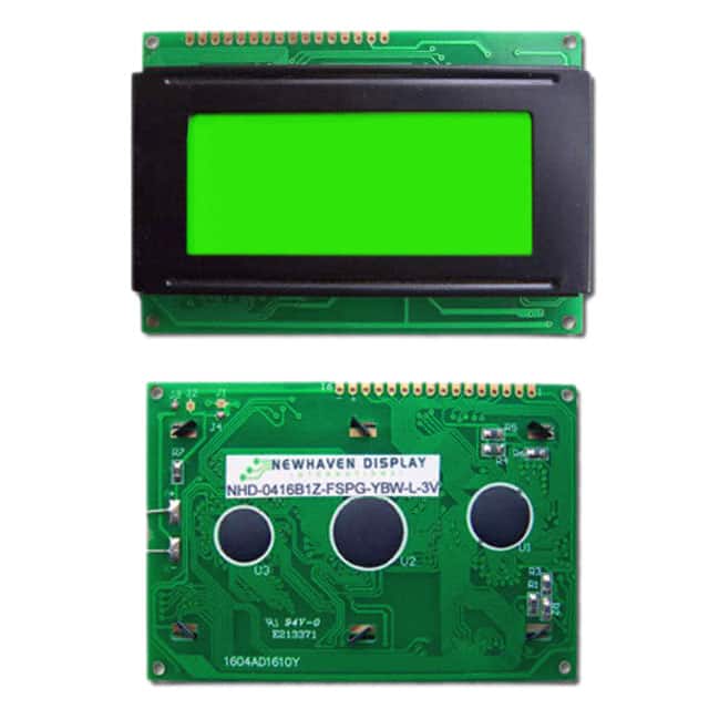 NHD-0416B1Z-FSPG-YBW-L-3V LCD MOD 64DIG 16X4 TRANSFLCT GRN