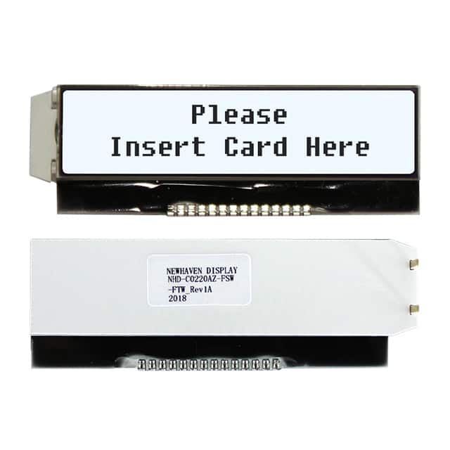 NHD-C0220AZ-FSW-FTW LCD MOD 40DIG 20X2 TRANSFLCT WHT
