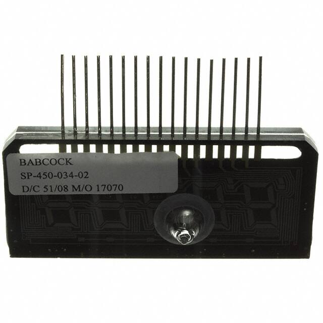 SP-450-034-02 LCD MODULE 5 DIG 5 X 1 PASSIVE