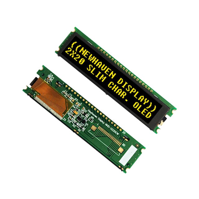 NHD-0220CW-AY3 OLED MODULE 40DIG 20 X 2 PASSIVE