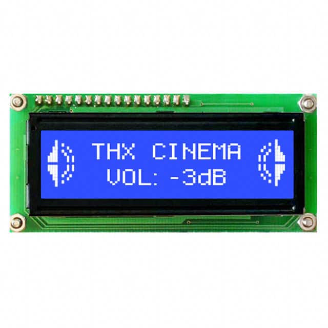 LK162-12-WB-VPT LCD MODULE 32 DIG 16 X 2 BLUE