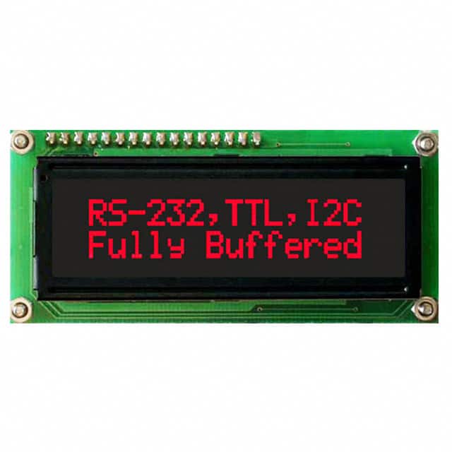 LK162-12-R-VPT LCD MODULE 32 DIG 16 X 2 RED
