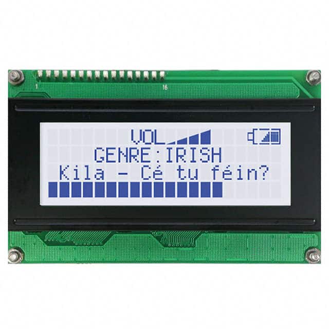 LK204-25-422-GW-V LCD MOD 80DIG 20X4 TRANSMISV WHT