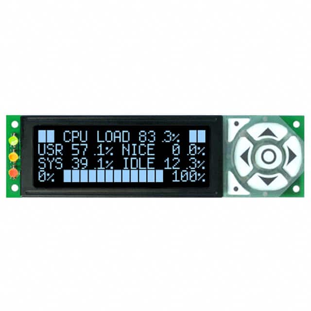 LK204-7T-1U-USB-TCI-E-C385 LCD MOD 80DIG 20X4 TRANSMS R/G/B