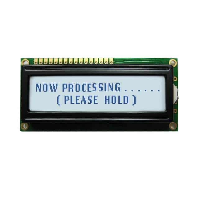 NHD-0220GZ-FSW-GBW-LE-E LCD MOD 40DIG 20X2 TRANSFLCT WHT